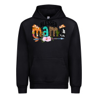 Foreset Green Blessed Mama Urban Hoodie - CowCowDesign