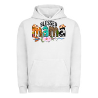 Pigment Lunar Rock Blessed Mama Urban Hoodie - CowCowDesign