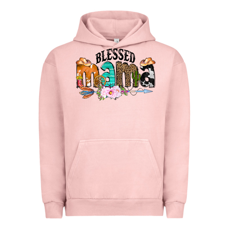 Blessed Mama Urban Hoodie by CowCowDesign | Teevron