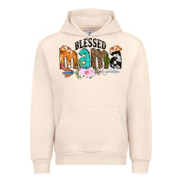 Sandshell Blessed Mama Urban Hoodie - CowCowDesign
