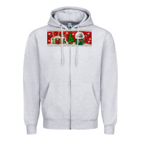 Heather Grey noel Zipper Hoodie - BundleAndBundleShop