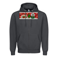 Smoke noel Zipper Hoodie - BundleAndBundleShop