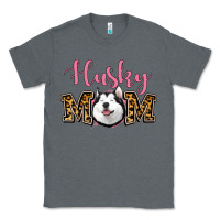 Charcoal Heather Husky Mom Classic Tee - Jasminsmagicworld