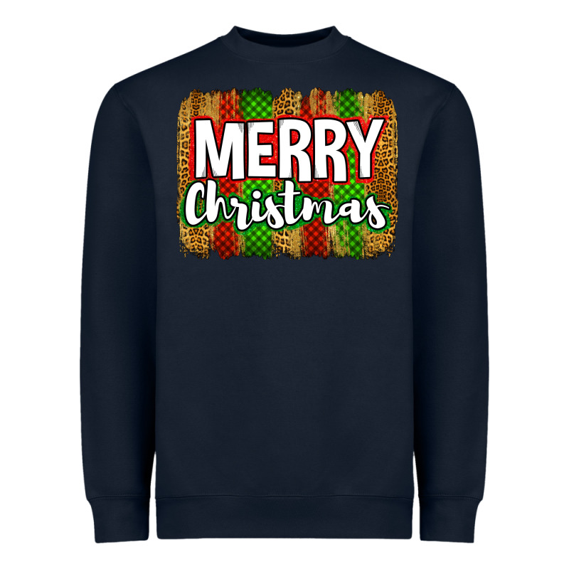 Merry Christmas Brushstroke Heavyweight Sweatshirt by Jasminsmagicworld | Teevron