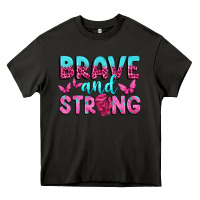 Asphalt Brave and Strong Heavy Core Tee - texasbilliewilder
