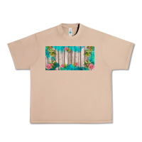 Western Floral  License Plate Template Urban Heavy Tee | Teevron