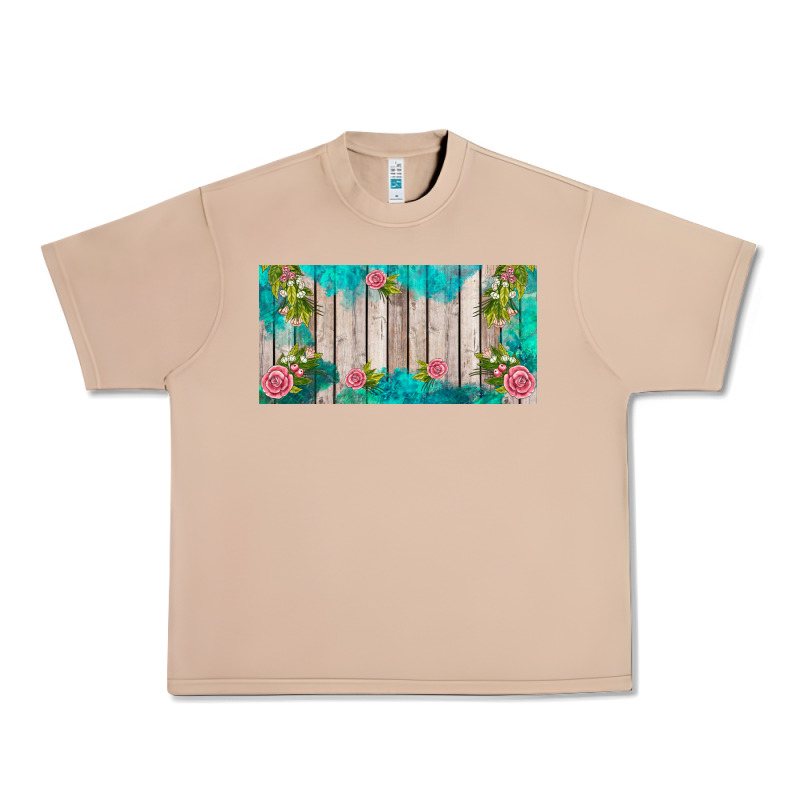 Western Floral  License Plate Template Urban Heavy Tee by BarkalooDesign | Teevron
