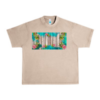 French Oak western floral  license plate template Urban Heavy Tee - BarkalooDesign