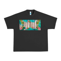 Pigment Black western floral  license plate template Urban Heavy Tee - BarkalooDesign