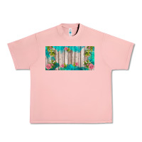 Salmon western floral  license plate template Urban Heavy Tee - BarkalooDesign