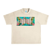 Sandshell western floral  license plate template Urban Heavy Tee - BarkalooDesign