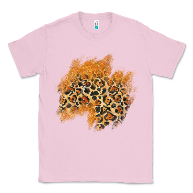 Leopard Glitter Patch Classic Tee by AdoDesignShop | Teevron