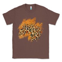Chestnut leopard glitter patch Classic Tee - AdoDesignShop
