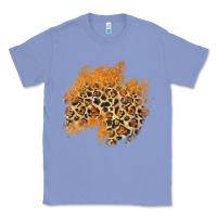 Colony Blue leopard glitter patch Classic Tee - AdoDesignShop