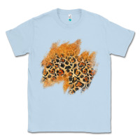 Dusty Blue leopard glitter patch Classic Tee - AdoDesignShop