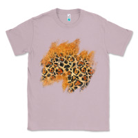 Lilac leopard glitter patch Classic Tee - AdoDesignShop
