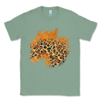 Sage leopard glitter patch Classic Tee - AdoDesignShop