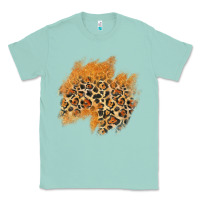 Seafoam leopard glitter patch Classic Tee - AdoDesignShop