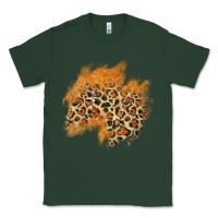 Sports Green leopard glitter patch Classic Tee - AdoDesignShop