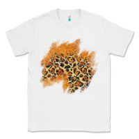 White leopard glitter patch Classic Tee - AdoDesignShop