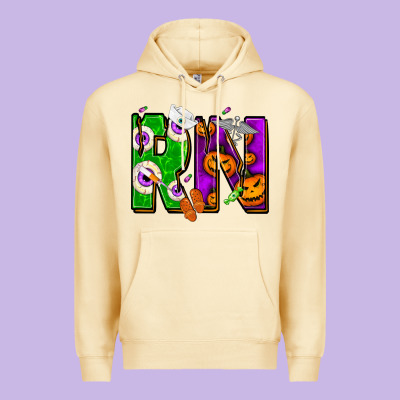 Halloween Rn Registered Nurse Premium Hoodie Designed By Nancycooperartshop