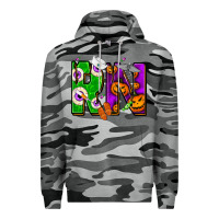 Slate Camo Halloween RN Registered Nurse Premium Hoodie - NancyCooperArtShop