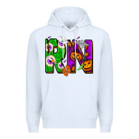 White Halloween RN Registered Nurse Premium Hoodie - NancyCooperArtShop