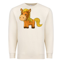 Sandshell cute horse Premium Sweatshirt - texasbilliewilder