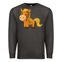Smoke cute horse Premium Sweatshirt - texasbilliewilder