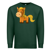 Sports Green cute horse Premium Sweatshirt - texasbilliewilder