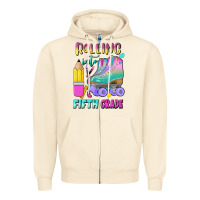 Sandshell rolling into fifth grade Zipper Hoodie - BundleAndBundleShop
