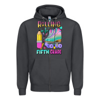 Smoke rolling into fifth grade Zipper Hoodie - BundleAndBundleShop