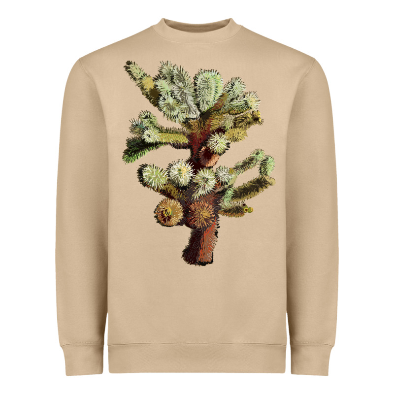 Cholla Tree Cactus Heavyweight Sweatshirt by LillyAllenDesigns | Teevron