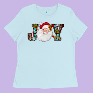Christmas Joy Ladies Tee Designed By Jahusdesignshop