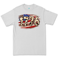 Dove Grey 4th of July 1776 Premium Tee - Neo Western