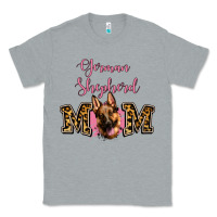 Heather Grey German Shepherd Mom Classic Tee - Jasminsmagicworld