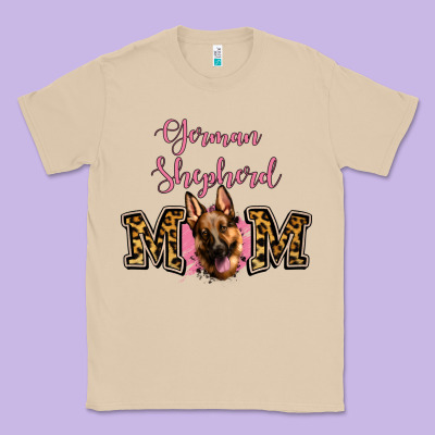 German Shepherd Mom Classic Tee Designed By Jasminsmagicworld