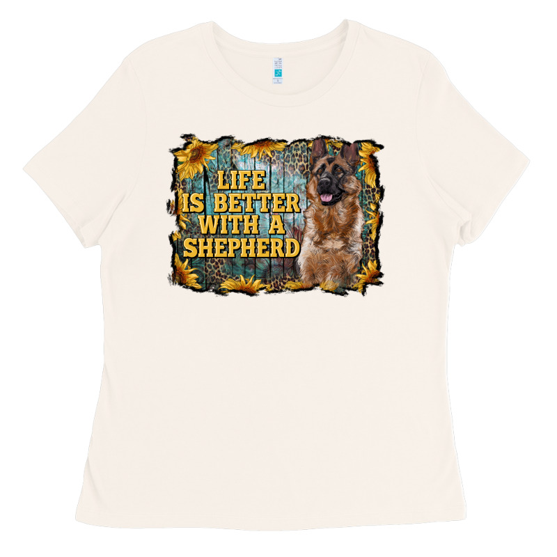 Life Is Better With A Shepperd Ladies Tee by RanaPortraitStore | Teevron