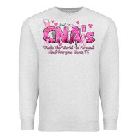 Oatmeal Heather cna s make the world go around and everyone knows Premium Sweatshirt - texasbilliewilder