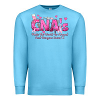 Ocean Blue cna s make the world go around and everyone knows Premium Sweatshirt - texasbilliewilder