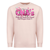 Pale Pink cna s make the world go around and everyone knows Premium Sweatshirt - texasbilliewilder