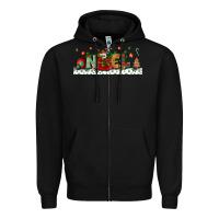 Black Noel Zipper Hoodie - BundleAndBundleShop