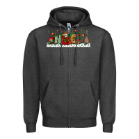 Charcoal Heather Noel Zipper Hoodie - BundleAndBundleShop