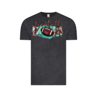Vintage Black football mom Vintage Tee - BarkalooDesign