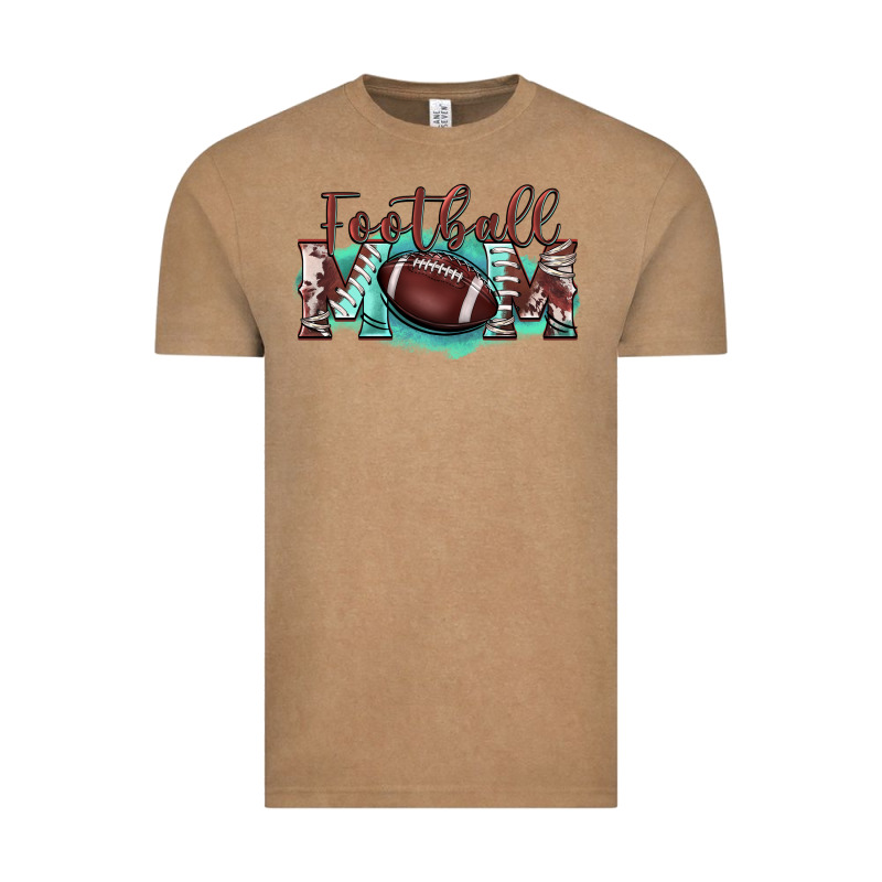 Football Mom Vintage Tee by BarkalooDesign | Teevron