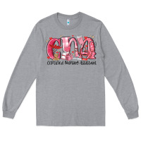 Heather Grey cna certified valentine nursing assistant valentin Long Sleeve Tee - MaliasSmallBusiness