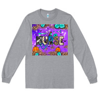Heather Grey nurse halloween Long Sleeve Tee - JahusDesignShop
