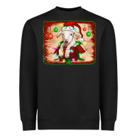 Black christmas lamb Heavyweight Sweatshirt - Jasminsmagicworld