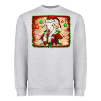 Heather Grey christmas lamb Heavyweight Sweatshirt - Jasminsmagicworld