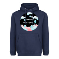 Navy Happy Easter Heavyweight Hoodie - Bettercallsaul